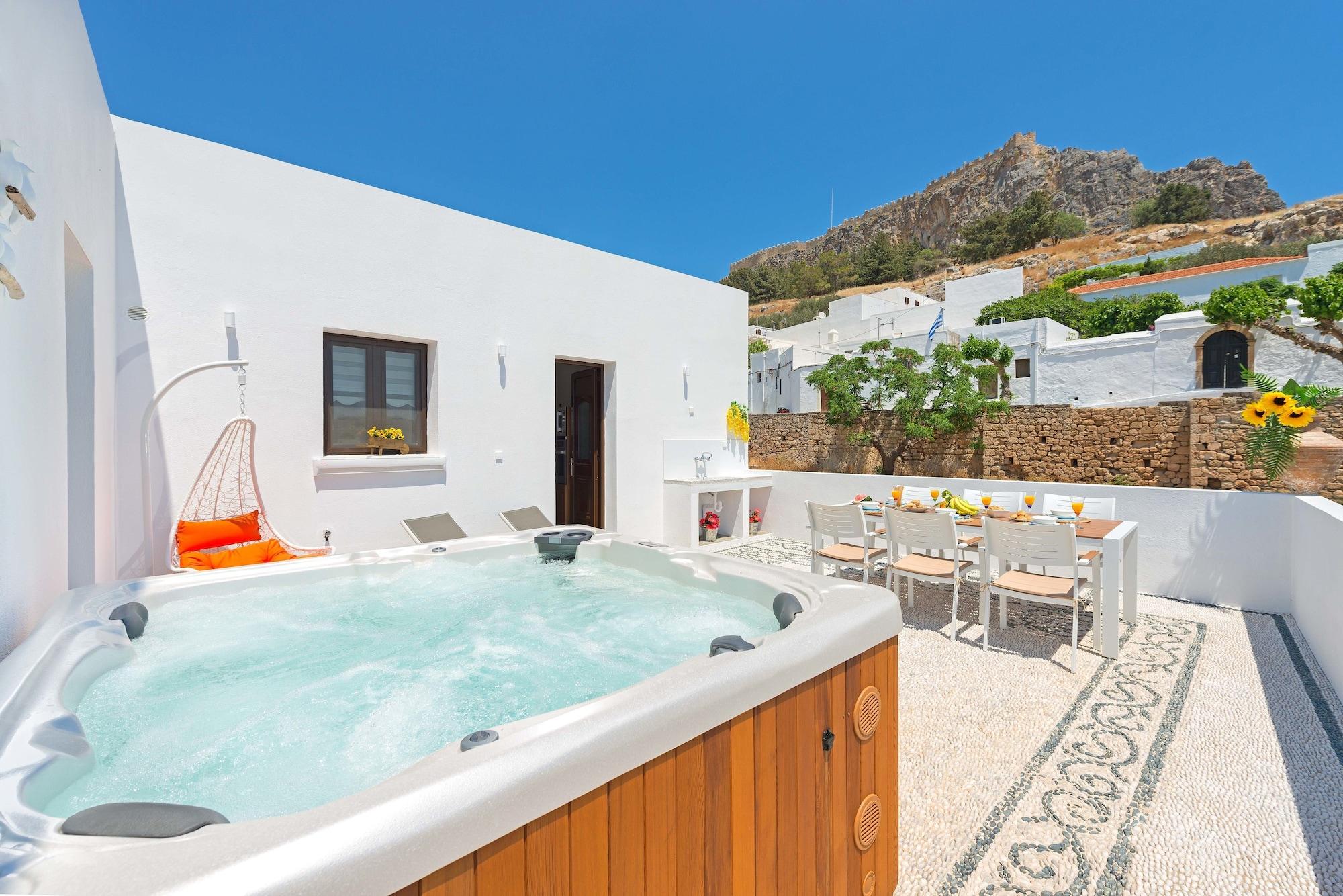 Lindos Diamond Exclusive Villa Buitenkant foto