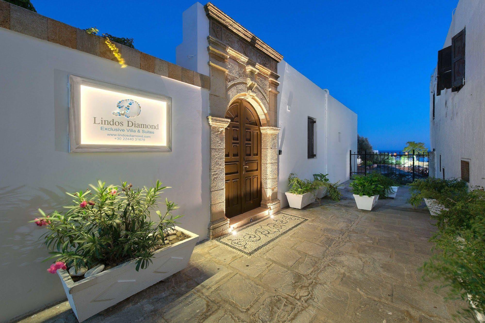 Lindos Diamond Exclusive Villa Buitenkant foto